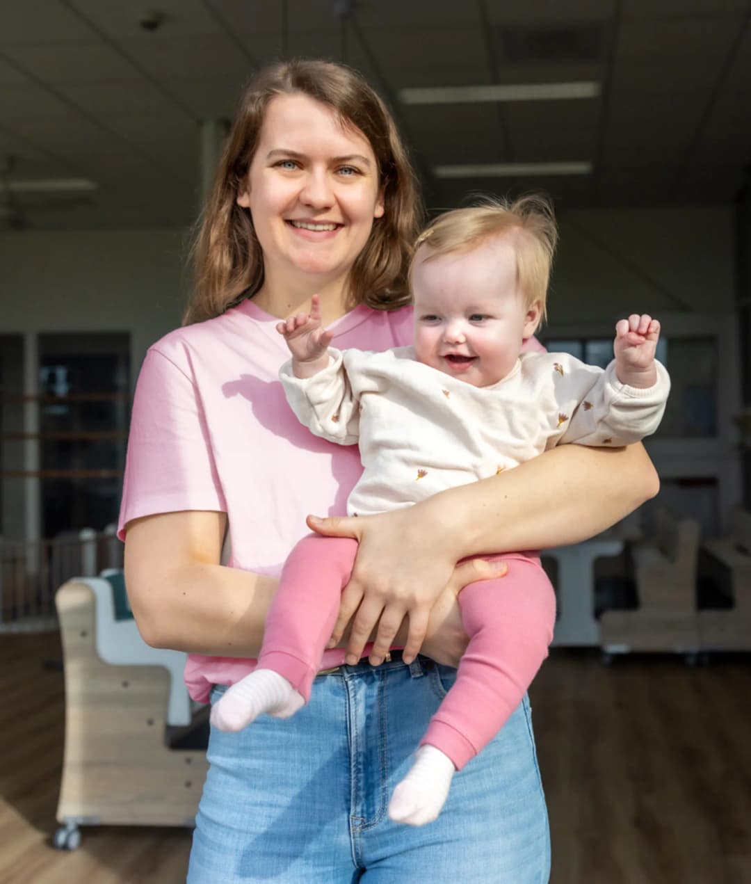 Kind&co ludens- pedagogisch medewerker - blije baby