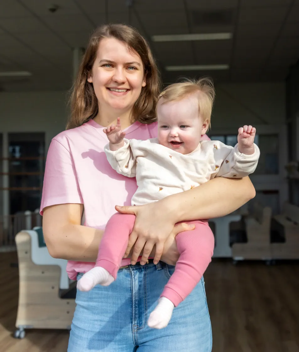 Kind&co ludens- pedagogisch medewerker - blije baby